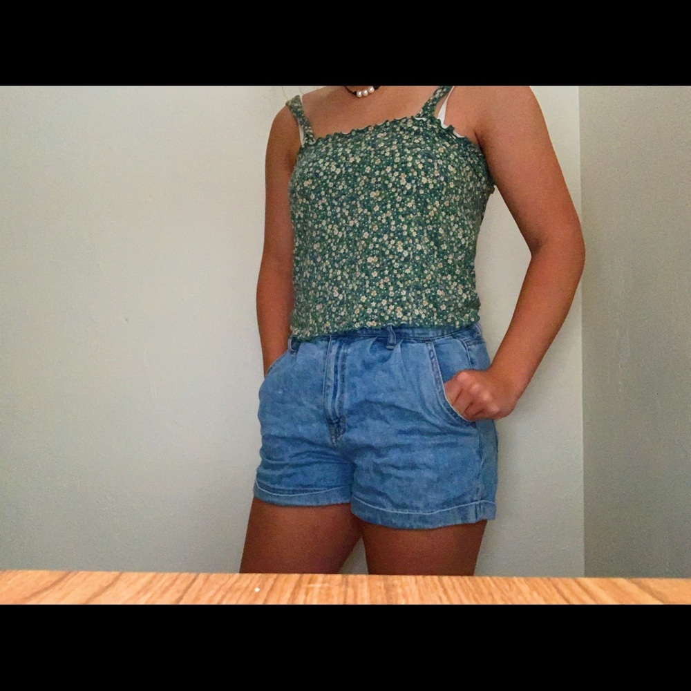 AMERICAN EAGLE FLORAL DITSY CAMI TOP